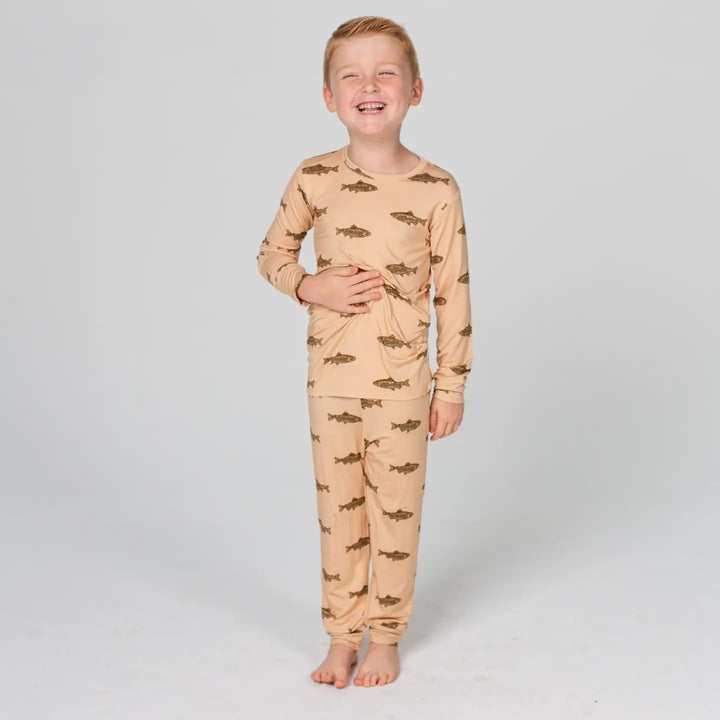 Willow & Co – Long Sleeve Pajama Set in Trout