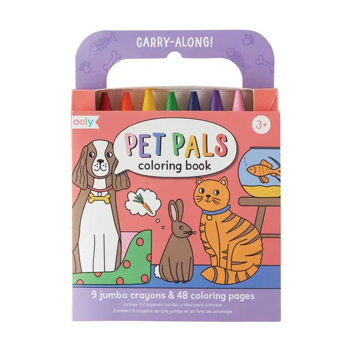 Ooly – Pet Pals Carry Along Crayon & Coloring Book