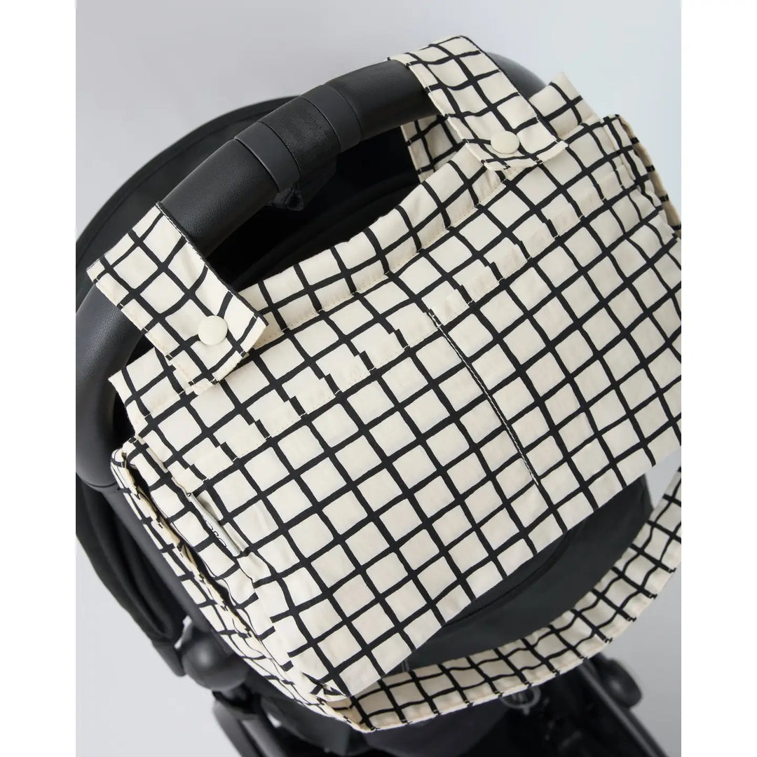 Kindred Bravely - Stroller Party Caddy Bag in Black Grid