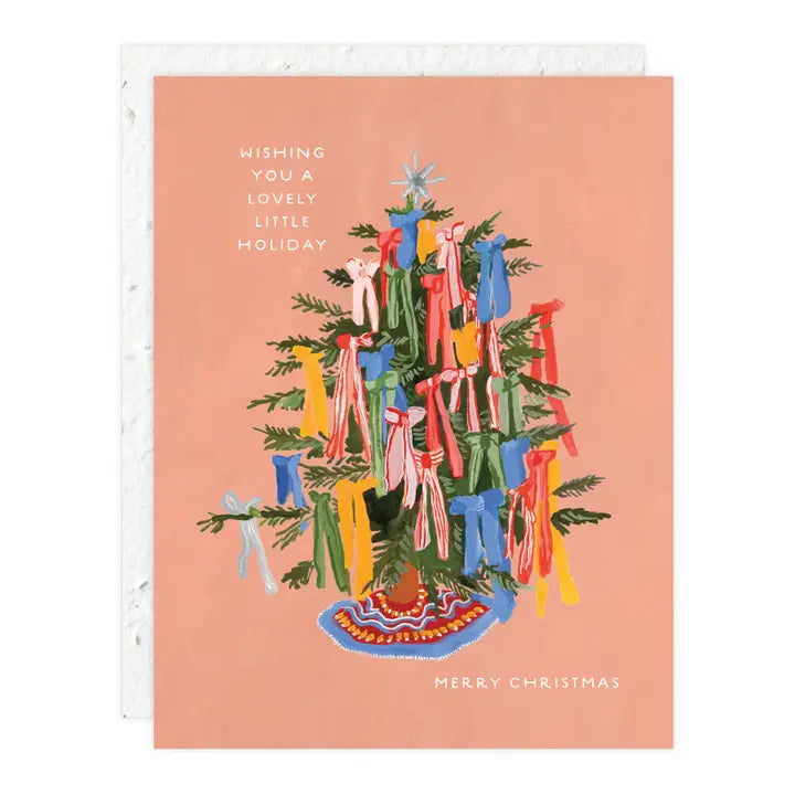 Seedlings - Christmas Bows Holiday Greeting Card
