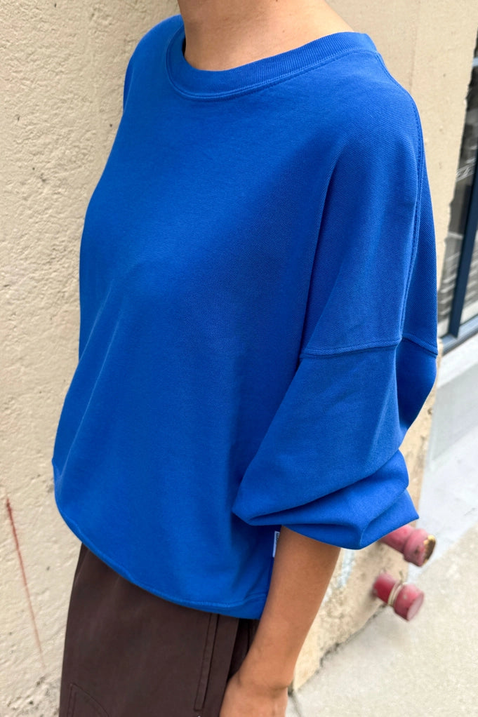 Le Bon Shoppe - Cali Jersey Sweatshirt in Cobalt