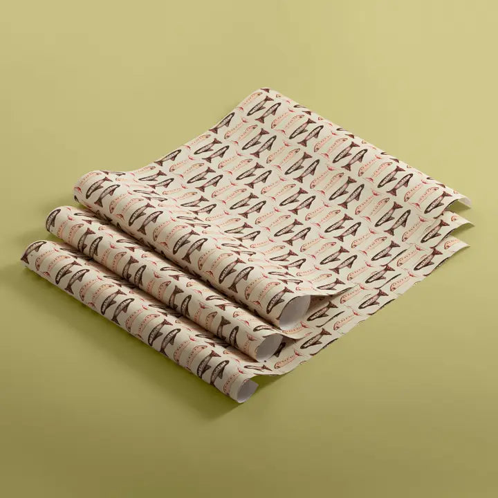 Marlene Print House - The Fish Gift Wrap Sheets