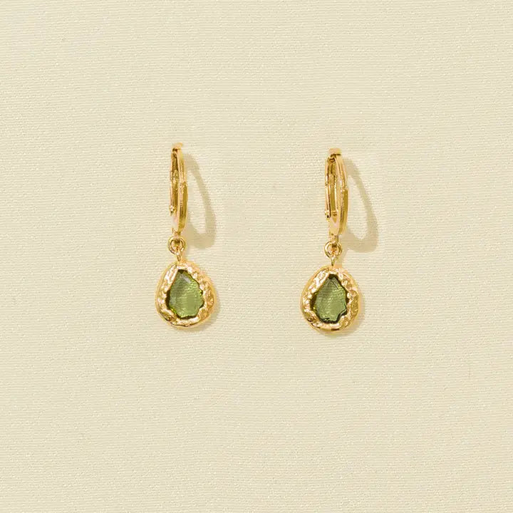 Agapé – Lysia Olive Earrings