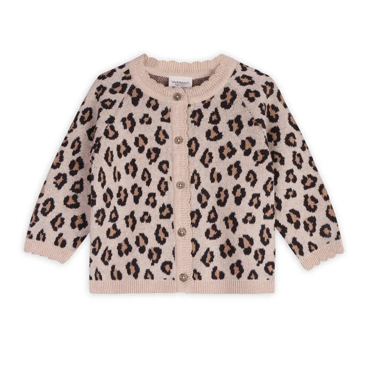 Viverano Organics – Leopard Knit Cardigan
