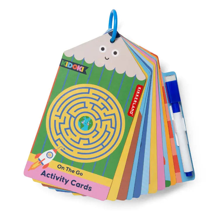 Huckleberry by Kikkerland - Kidoki Play & Erase Activity Cards