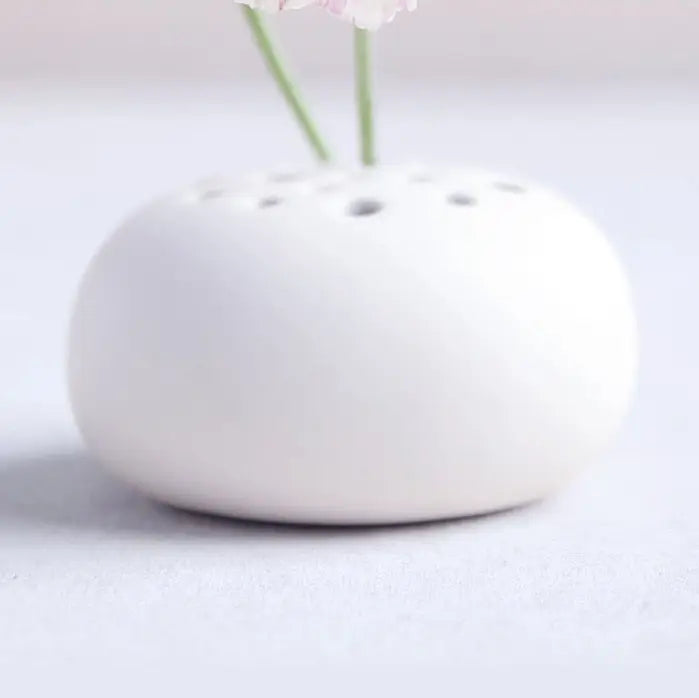Floral Society – Oval Flower Frog Vase