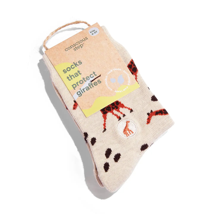 Conscious Step – Kids Socks that Protect Giraffes