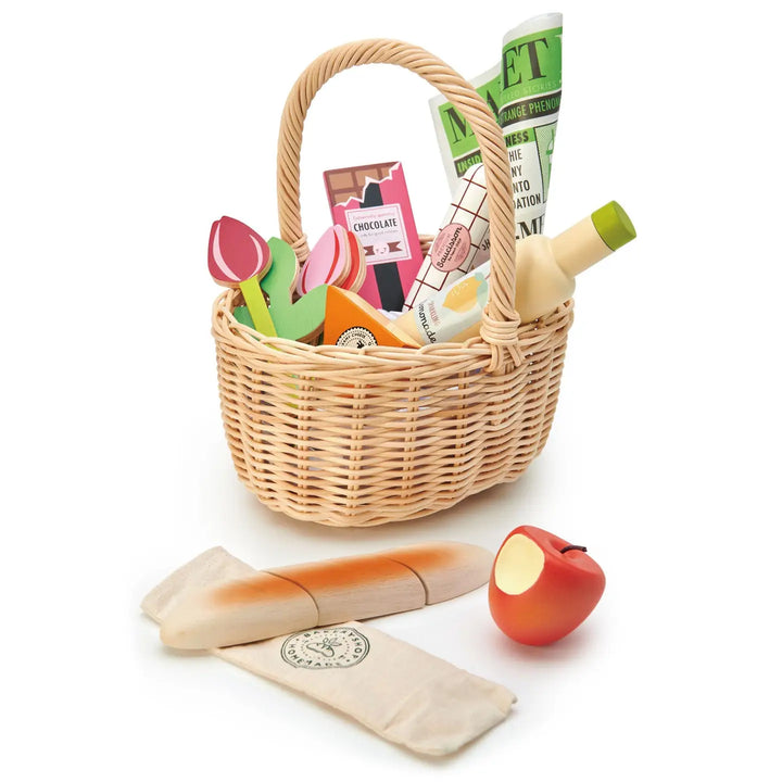 Tender Leaf Toys – Wicker Shopping Basket