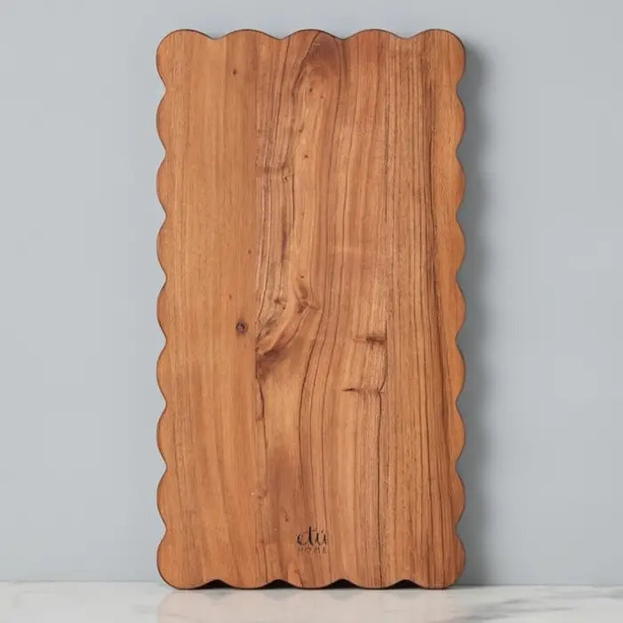 Etu Home - Scalloped Rectangular Cutting Board