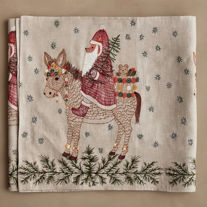Coral & Tusk - Christmas Donkey Table Runner