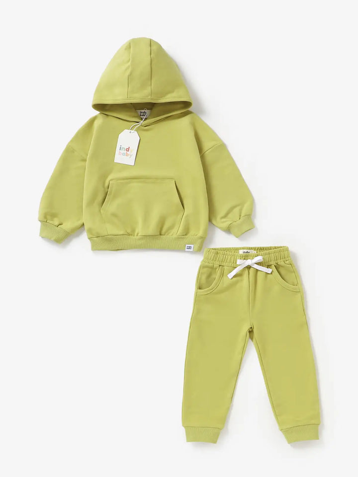 Indy Baby - Oversized Hoodie Set in Citrus