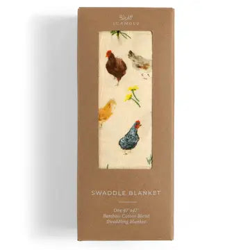 One Canoe Two Paper Co - Chicken Meadows Baby Swaddle