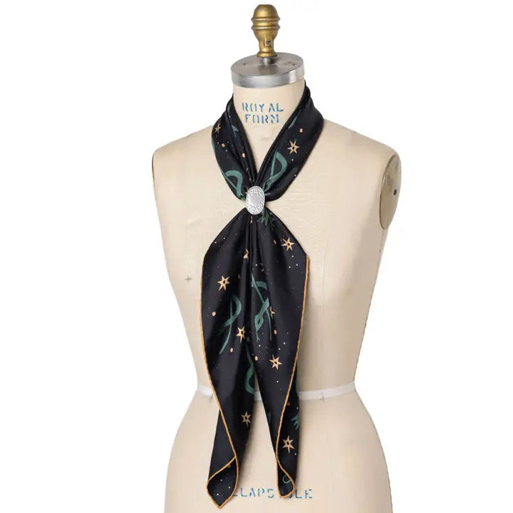 Jenni Earle - 'lasso the stars' Silk Scarf