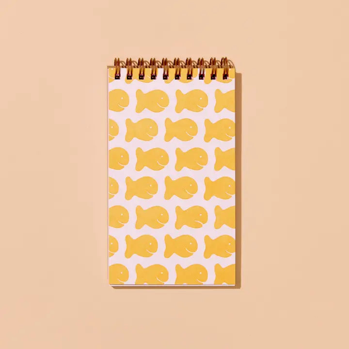 And Here We Are - Goldfish Small Spiral Notebook