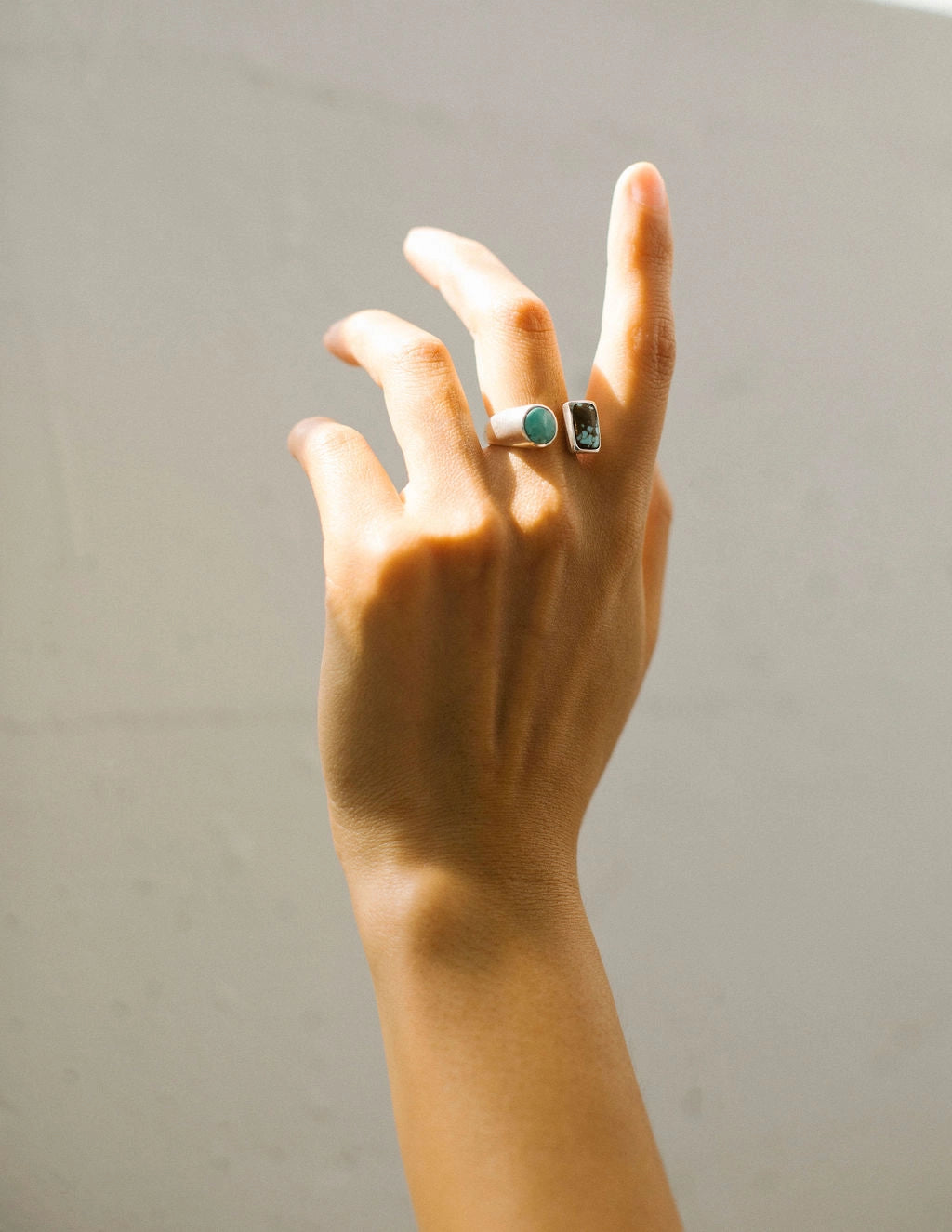 Sarah Safavi Jewelry – Duality Split Ring in Turquoise