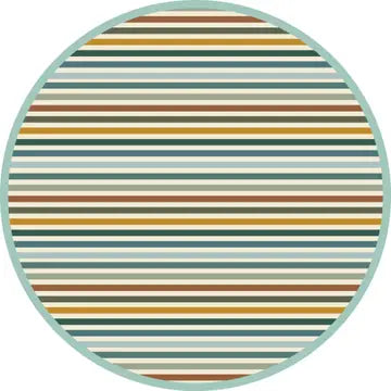 Emerson and Friends - Autumn Stripes Bamboo Convertible Footie Romper