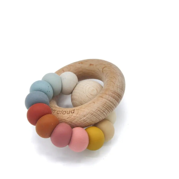 The Cotton Cloud – Wood Ring Teether