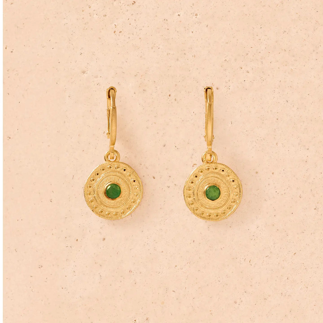 Agapée – Alba Earrings in Green
