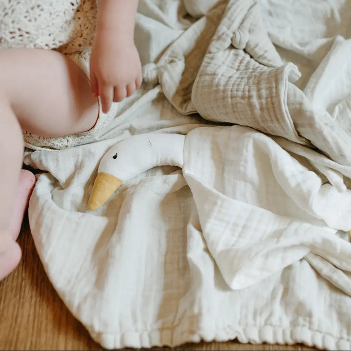 Flowerie – Birdie the Duck Cuddle Cloth