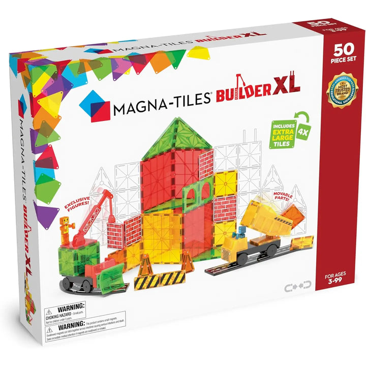 Magna-Tiles - Magna-Tiles Builder Xl 50-Piece Set