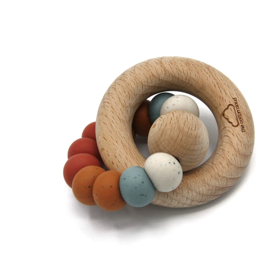 The Cotton Cloud – Wood Ring Teether