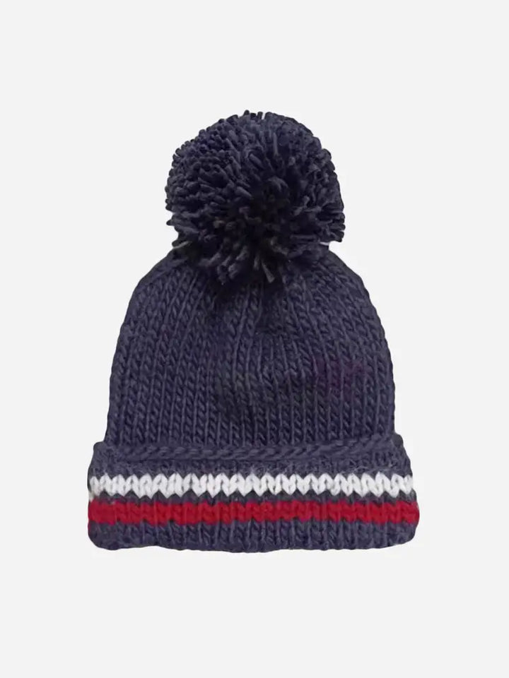 The Blueberry Hill – Ski Stripe Hat in Navy