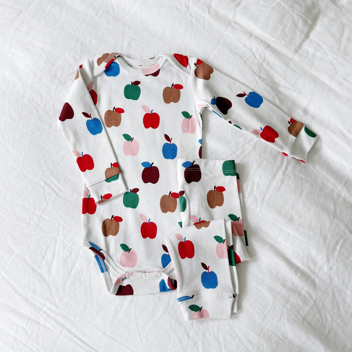 Lewis – Onesie + Pant Set - Apple in Harvest