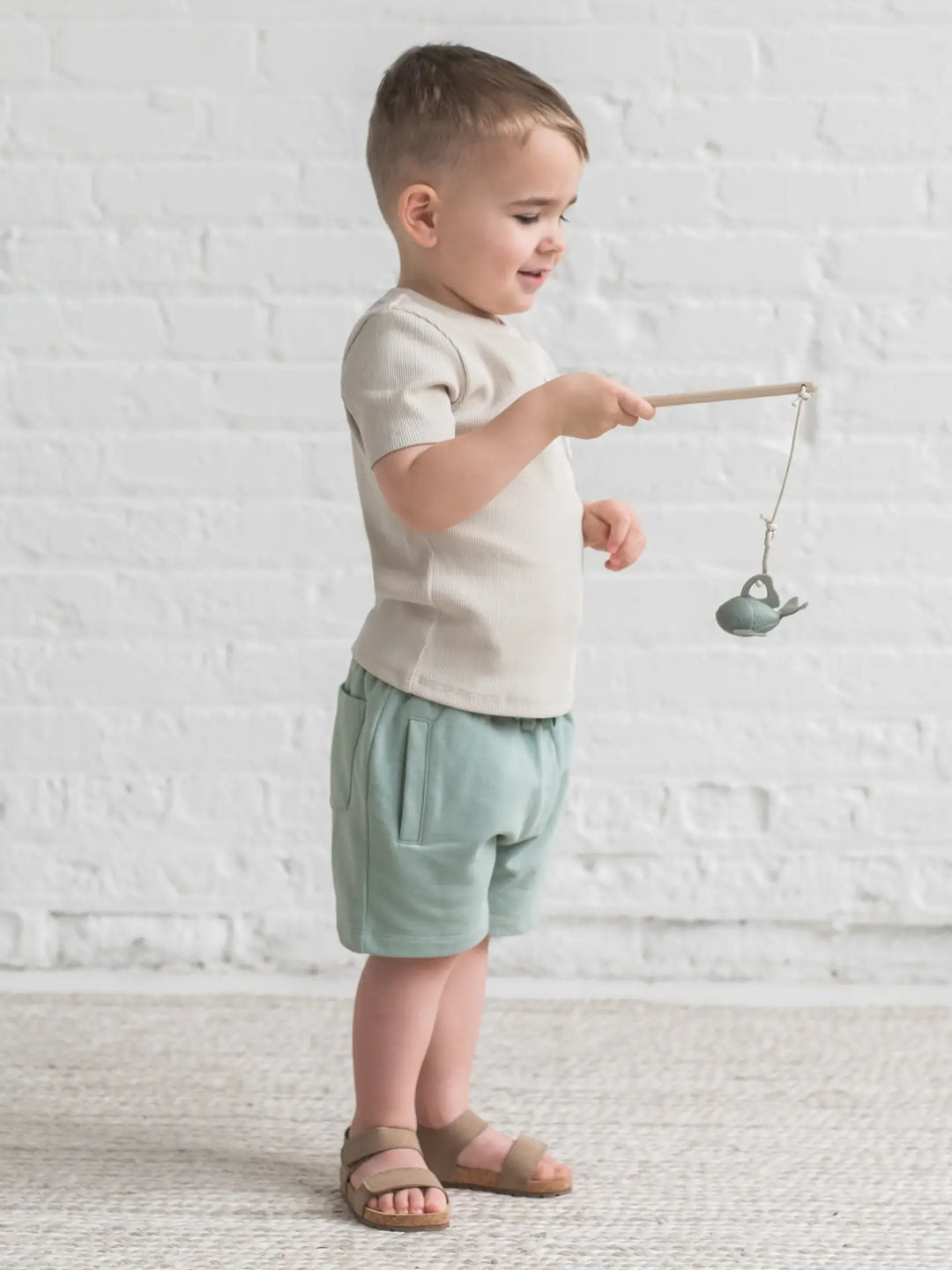 Colored Organics - Chris French Terry Shorts in Jade