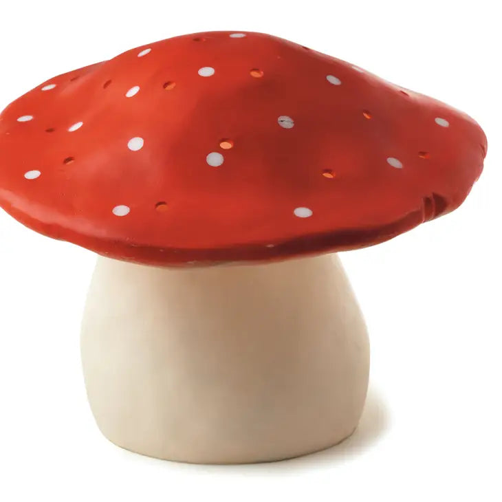 Mushroom Lamp in Red