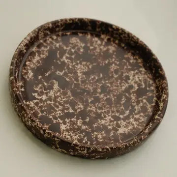 Casa Azua – Helena Dessert Plate in Maroon
