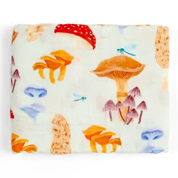 One Canoe Two Paper Co - Mushroom Baby Swaddle