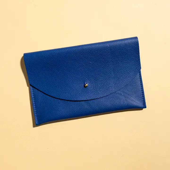 Primecut – Lapis Leather Envelope Pouch