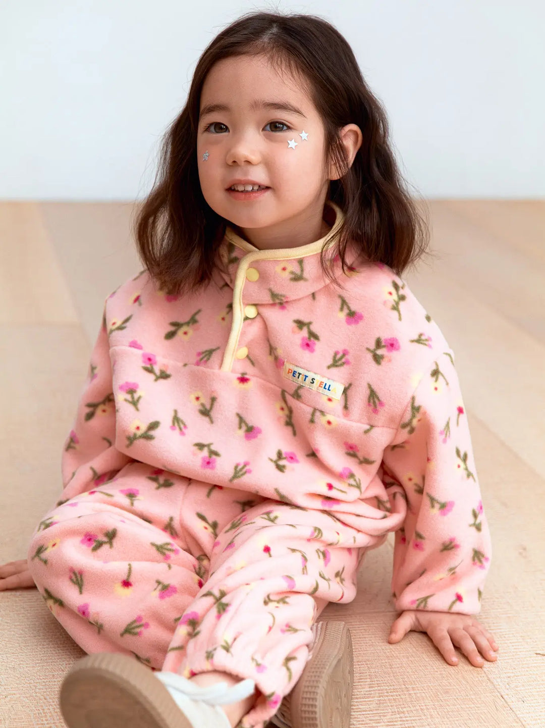 Petit Stella - Fleece Play Set in Pink Blossom