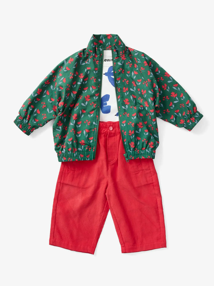 Lewis – Barrel Pant in Poinsettia