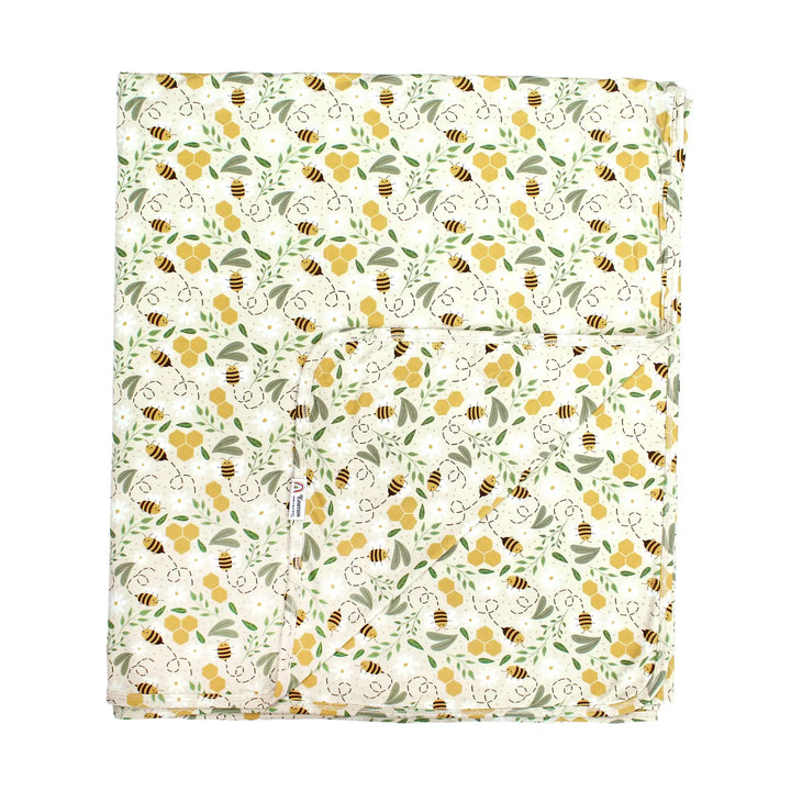 Emerson and Friends- Happy Honey Bees Luxury Bamboo Blanket