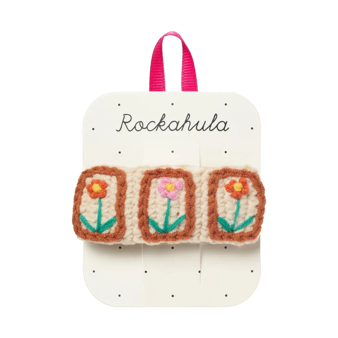 Rockahula Kids – Cottage Floral Crochet Barette Clip