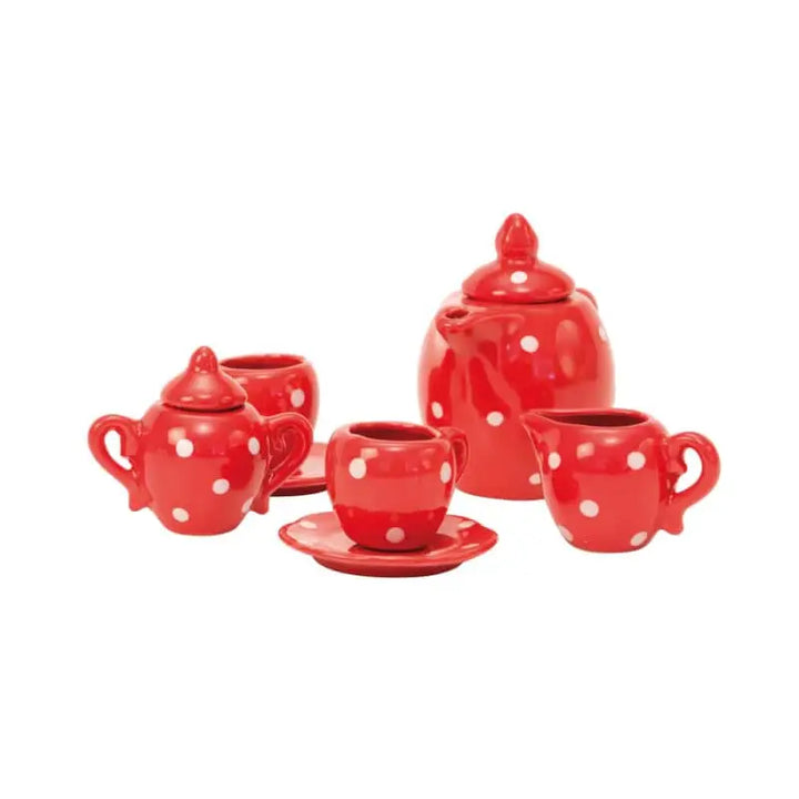 Moulin Roty – Red Tea Set Suitcase