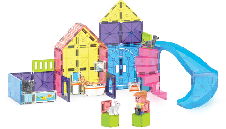 Magna-Tiles - Magna-Tiles Pet Playhouse 50-Piece Set