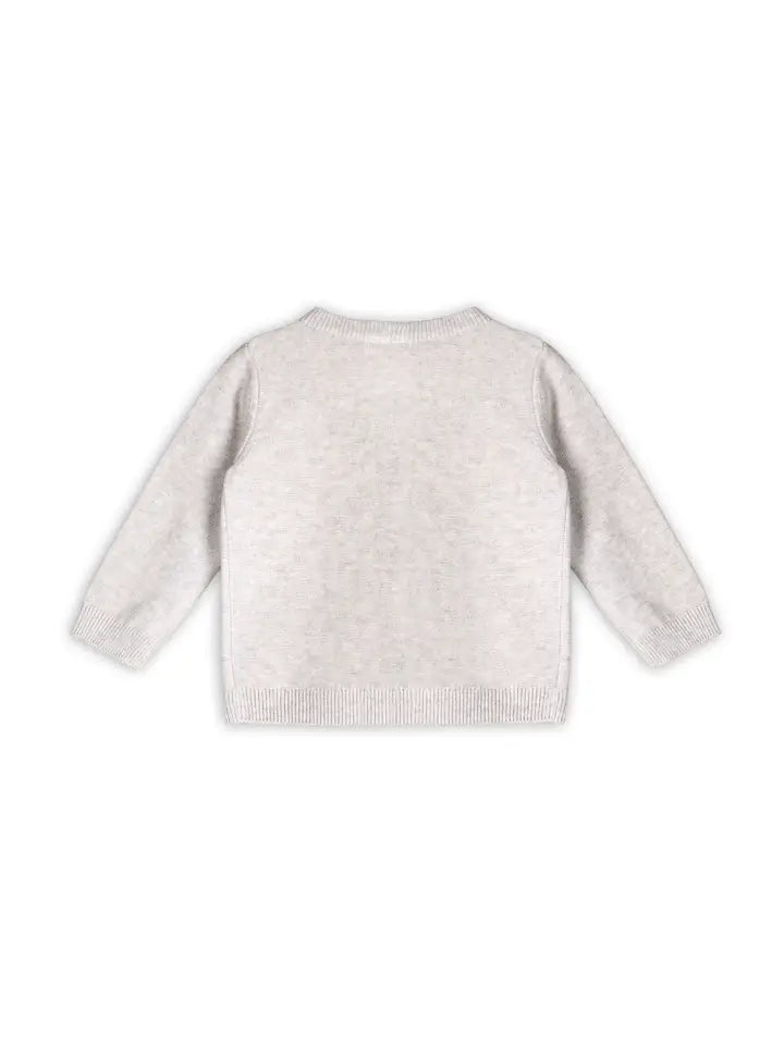 Viverano Organics –  Animal Friends Embroidered Baby Cardigan