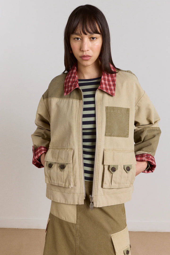 Damson Madder – Marcelle Reversible Barn Jacket