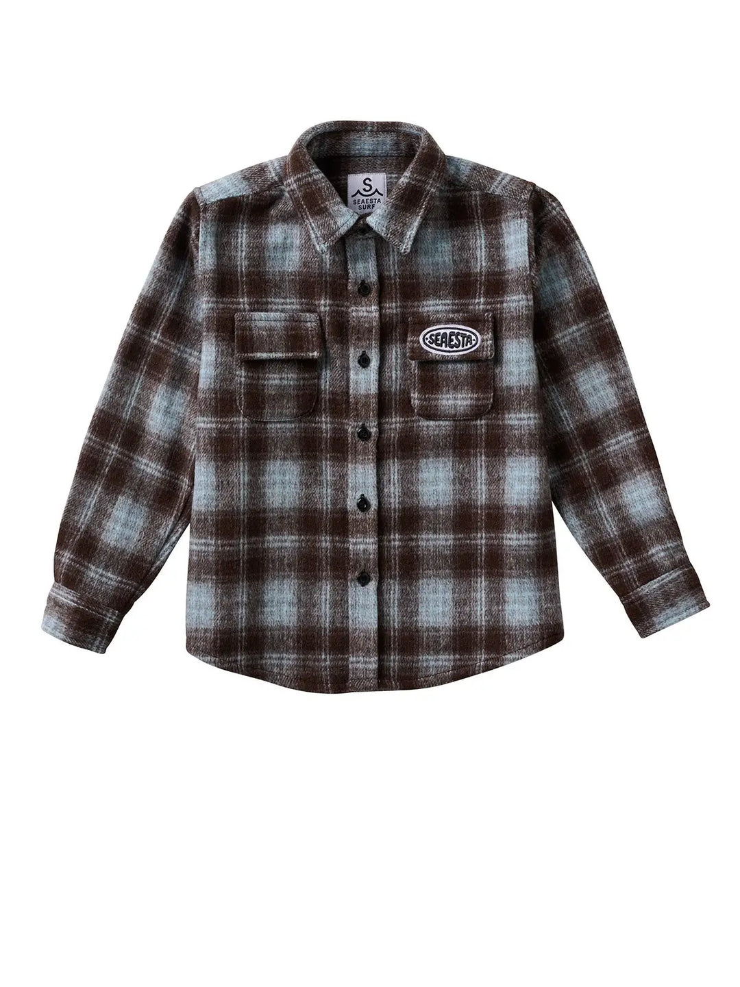 Seaesta Surf- Patch Flannel Shirt