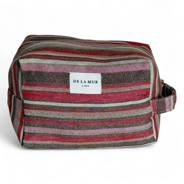 De La Mur Lines - Squared Makeup Bag in Pita