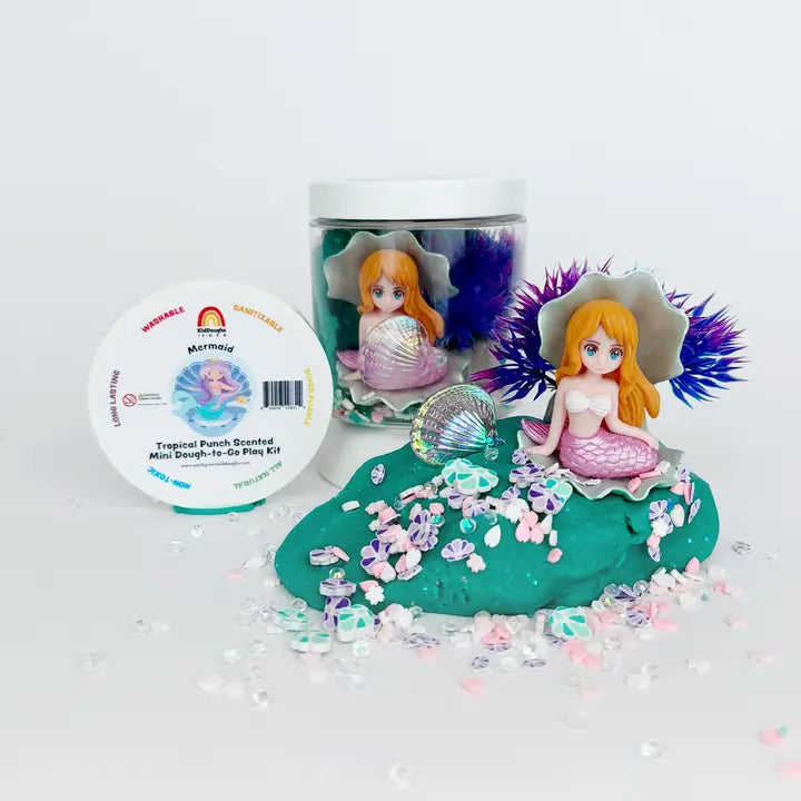 Earth Grown KidDoughs - Mini Dough-To-Go in Mermaid