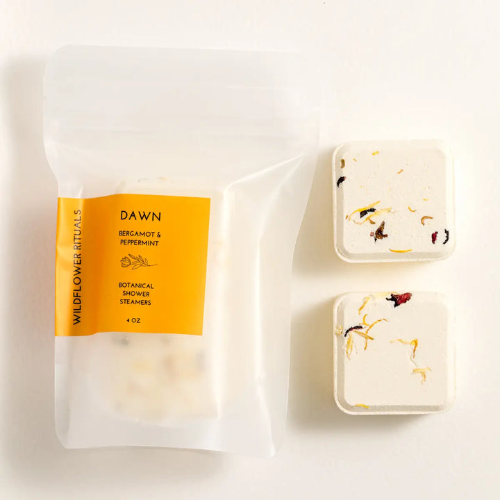 Wildflower Rituals - Botanical Shower Steamers in Bergamot and Peppermint