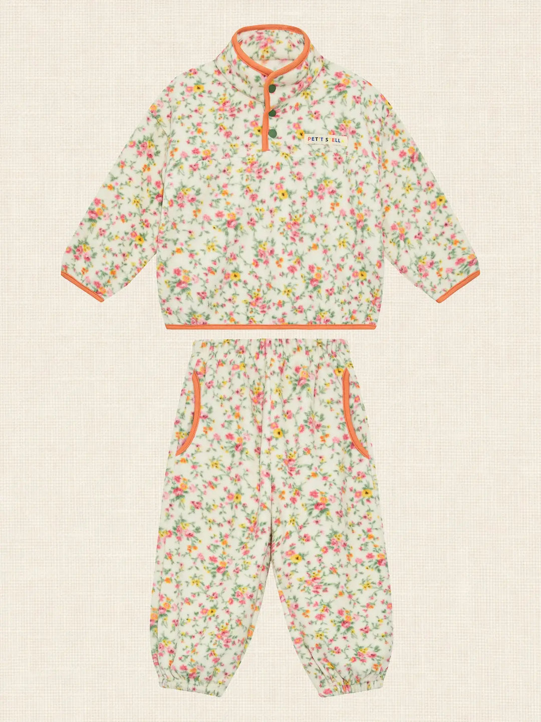 Petit Stella - Fleece Play Set in Orange Blossom
