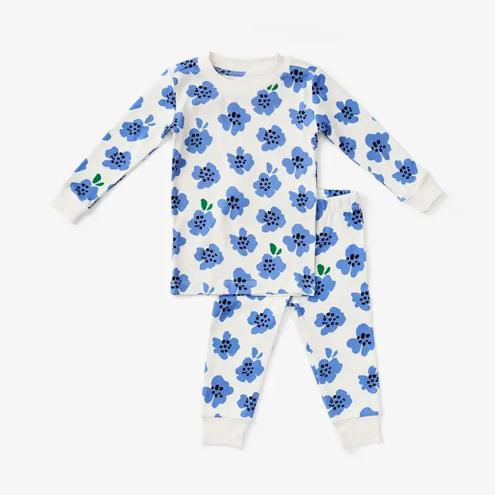 Lewis – Pajama Set in Berry Gardenia