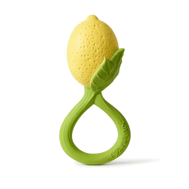 Oli & Carol – Lemon Rattle Teether Toy