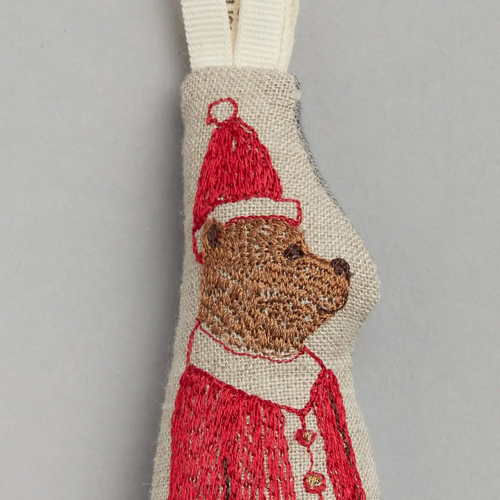 Coral & Tusk – Santa Bear Ornament