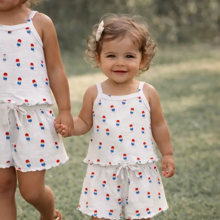 SIIX Collection- Popsicle Organic Pointelle 2 Piece Set