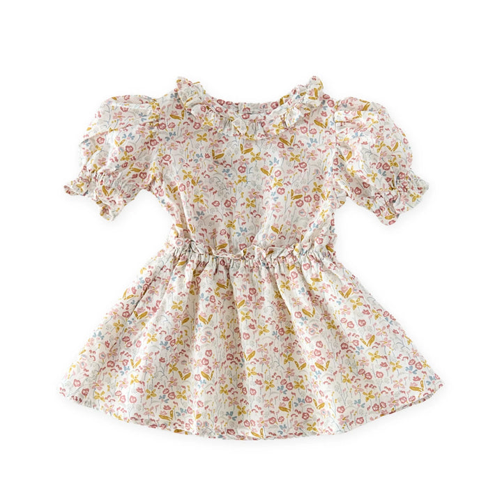 Pehr – Ruffle Puff Sleeve Dress in Floret